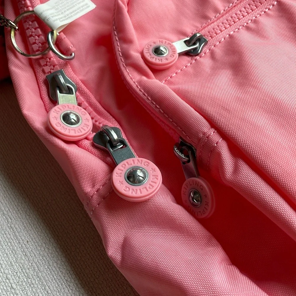 NWT Kipling Seoul Large Laptop Backpack - Enjoyable Blush Pink